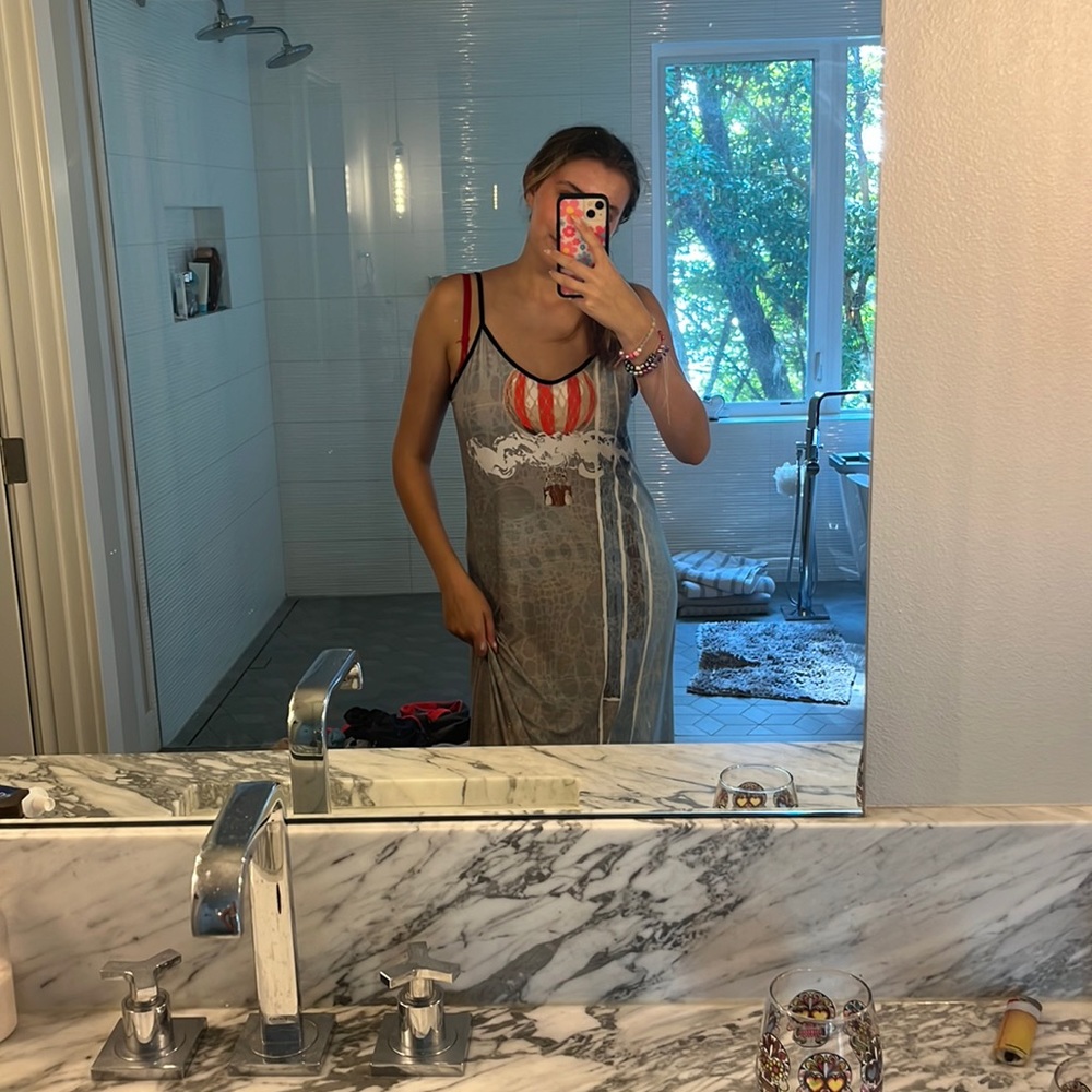 colourful summer vacation dress